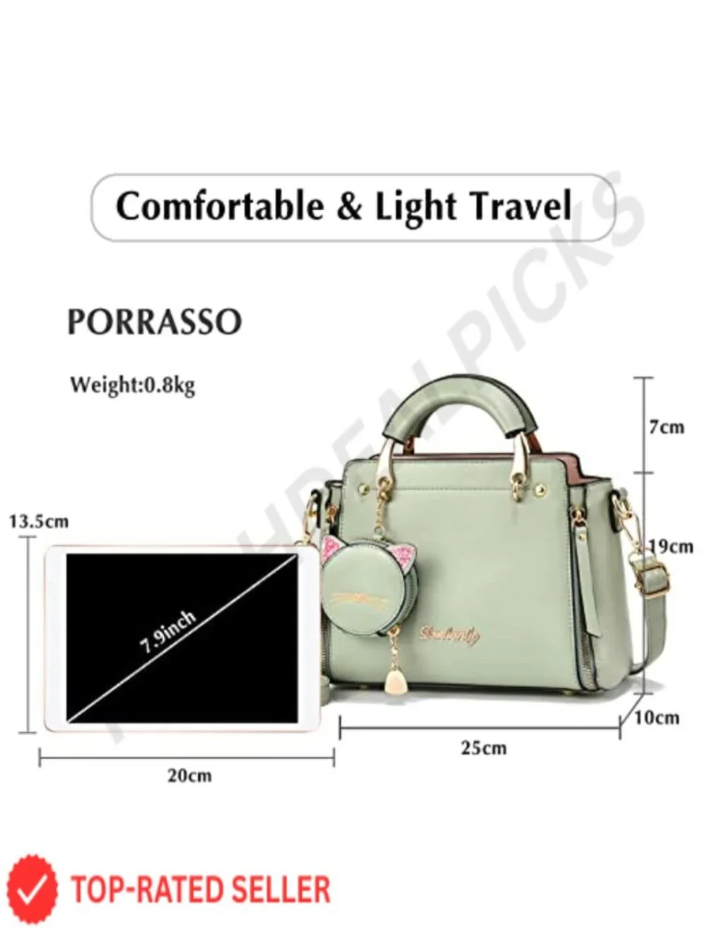 Women Satchel Handbag PU Leather Crossbody Top Handle Shoulder Bag with Coin